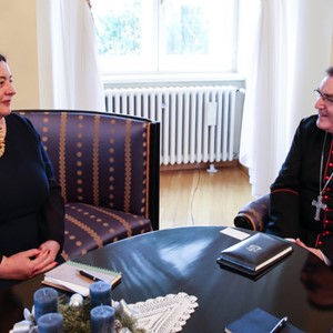 Kardinal Bozanić u nastupni posjet primio veleposlanicu Litve 